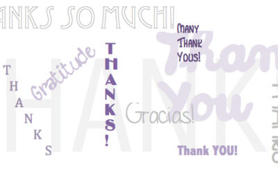 A HUGE Thank You For Your Support!