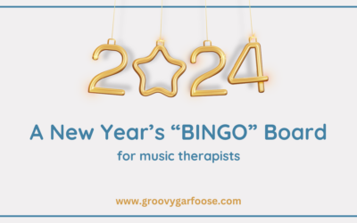 New Years Bingo Board
